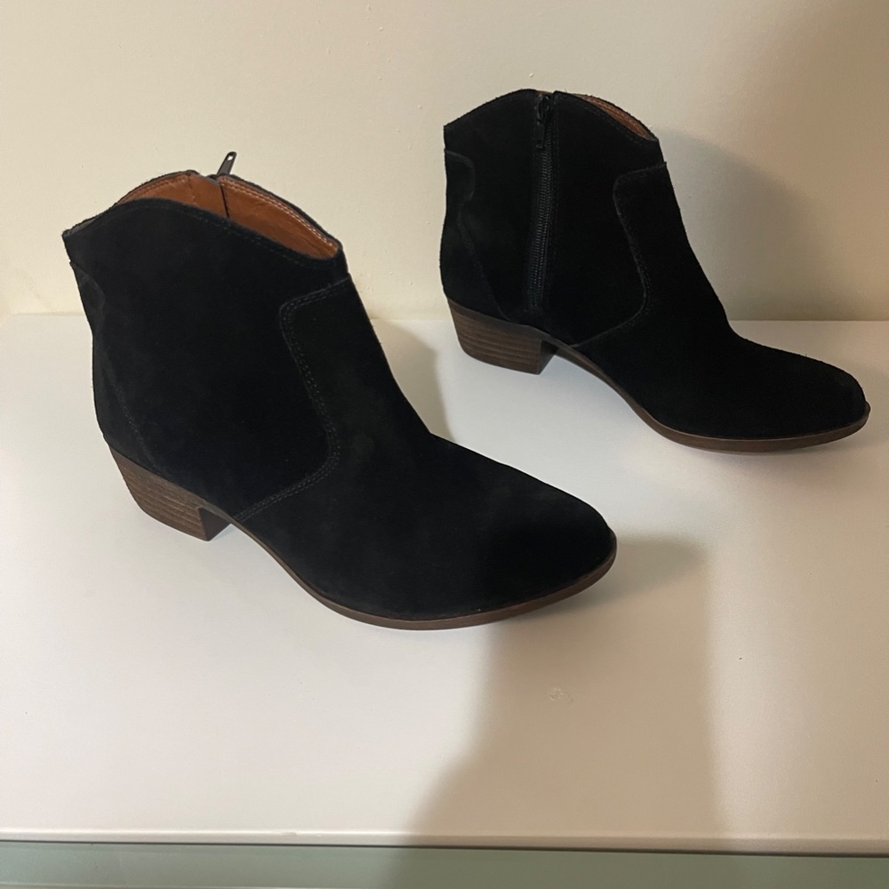 Lucky Women's Lk-Belia Ankle Bootie, Black, 10 M US